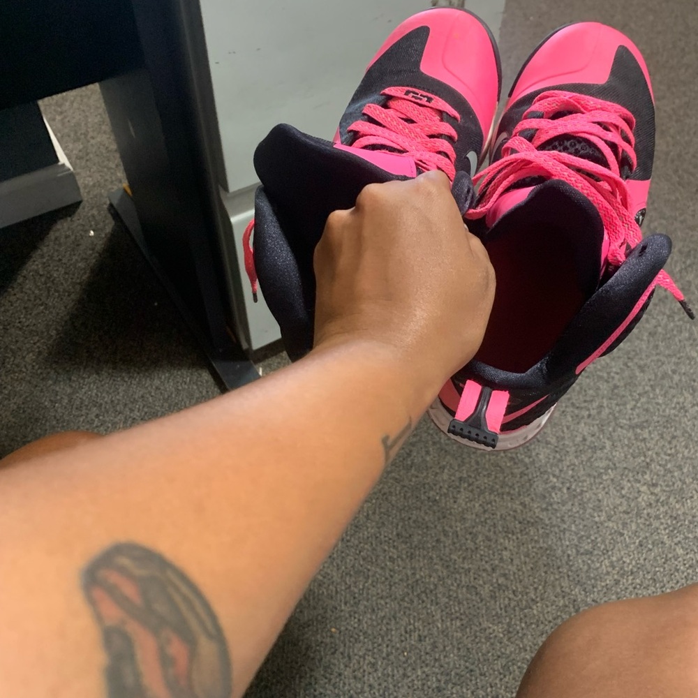 Pink N Black Lebrons